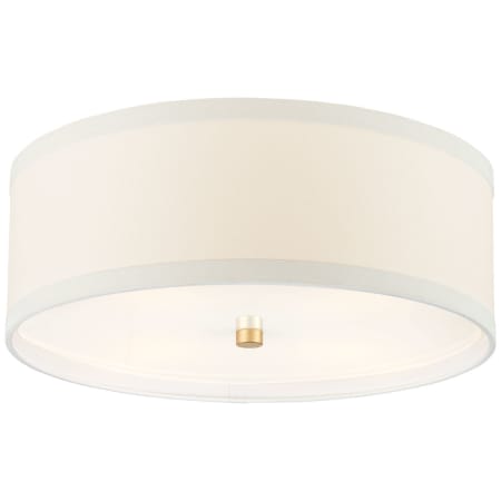 Visual Comfort Walker 4 Light 18" Wide Flush Mount Drum Ceiling Fixture Gild