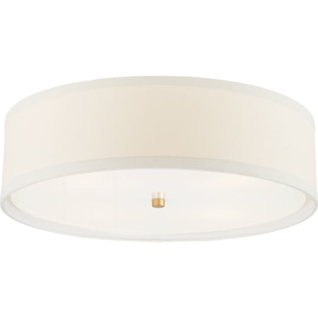 Visual Comfort Walker 4 Light 24" Wide Flush Mount Drum Ceiling Fixture Gild