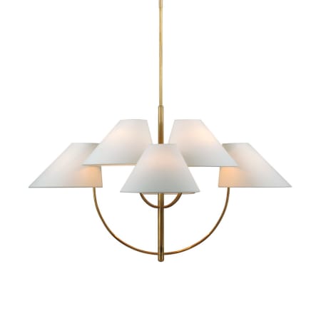 Visual Comfort Kinsley 8 Light 43" Wide Chandelier Soft Brass