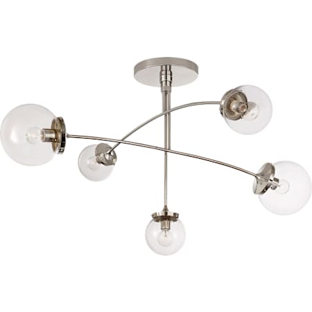 Visual Comfort Prescott 33" Semi-Flush by kate spade new york Polished Nickel