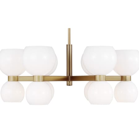 Visual Comfort Londyn 12 Light 28" Wide Chandelier Burnished Brass
