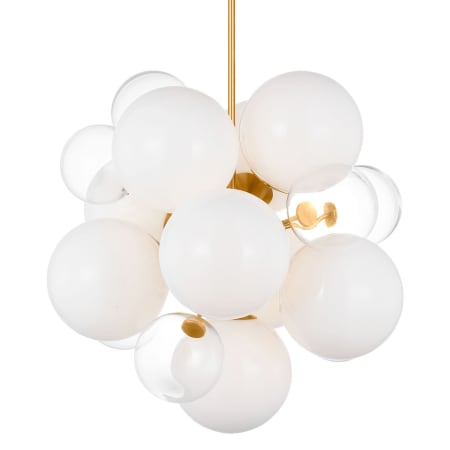 Visual Comfort Aria 9 Light 23" Wide Sputnik Chandelier Burnished Brass