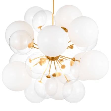 Visual Comfort Aria 9 Light 38" Wide Sputnik Chandelier Burnished Brass