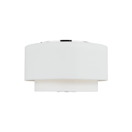 Visual Comfort Sawyer 3 Light 18" Wide LED Flush Mount Drum Ceiling Fixture by Kate Spade New York Polished Nickel