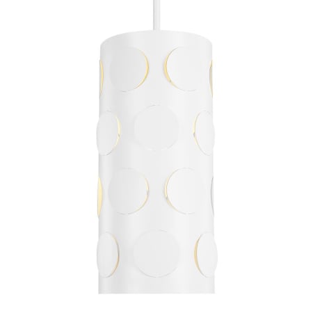 Visual Comfort Dottie 7" Wide Mini Pendant Matte White