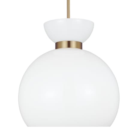 Visual Comfort Londyn 16" Wide Pendant Burnished Brass