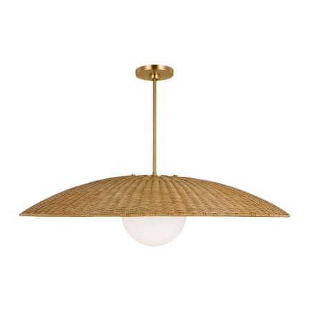 Visual Comfort Mari 40" Wide Pendant Burnished Brass
