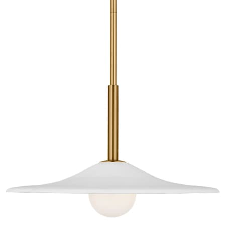 Visual Comfort Endicott 16" Wide Pendant Burnished Brass