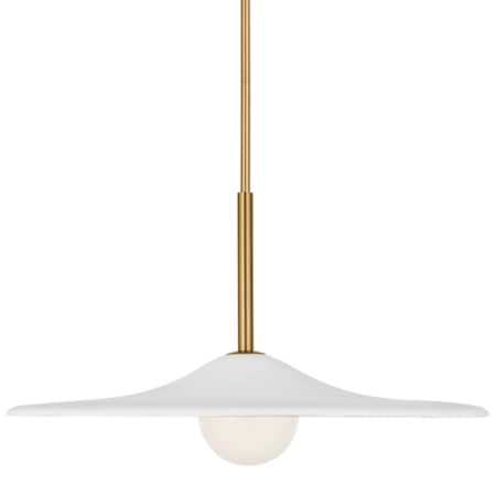 Visual Comfort Endicott 24" Wide Pendant Burnished Brass