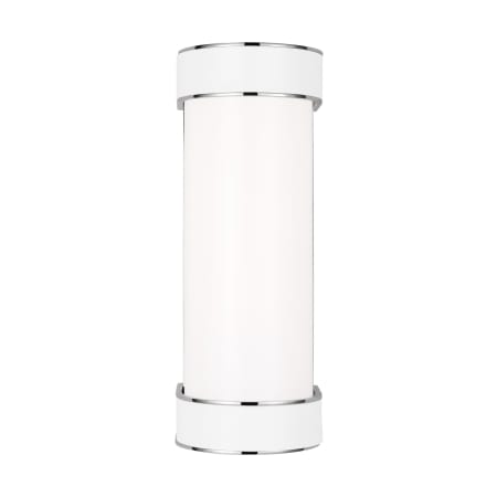 Visual Comfort Monroe 12" Tall LED Bath Bar Polished Nickel