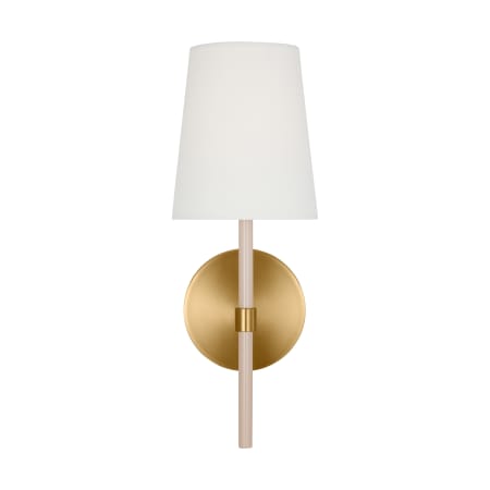 Visual Comfort Monroe 14" Tall Bathroom Sconce Burnished Brass