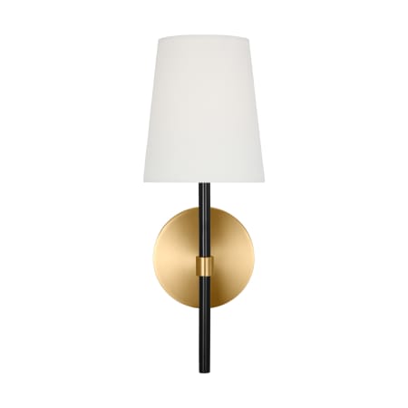 Visual Comfort Monroe 14" Tall Bathroom Sconce Burnished Brass