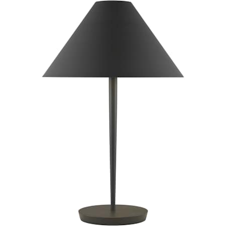 Visual Comfort Contra 25" Tall Buffet Table Lamp Matte Charcoal Black