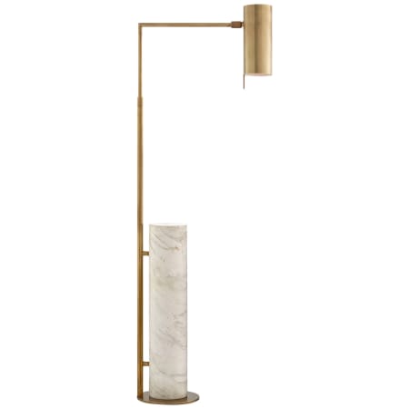 Antique-Burnished Brass / White Marble