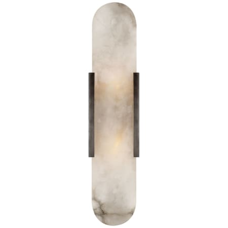 Visual Comfort Melange 20" Elongated Sconce with Alabaster by Kelly Wearstler Bronze