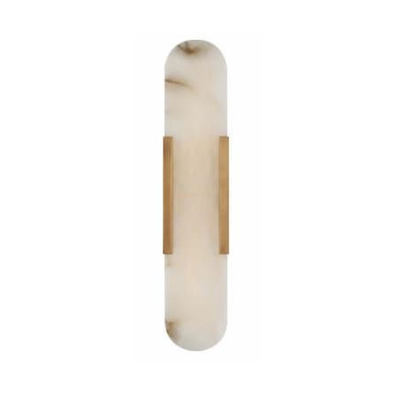 Visual Comfort Melange 20" Elongated Sconce Antique Burnished Brass