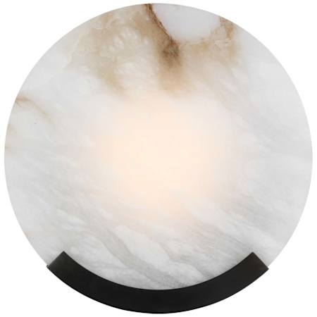 Visual Comfort Melange 13" Tall LED Wall Sconce Bronze / Alabaster