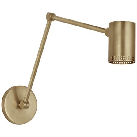 Visual Comfort Precision 10" Tall LED Wall Sconce Antique-Burnished Brass