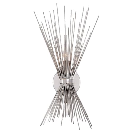 Visual Comfort Strada 19-1/4" Tall Wall Sconce Polished Nickel