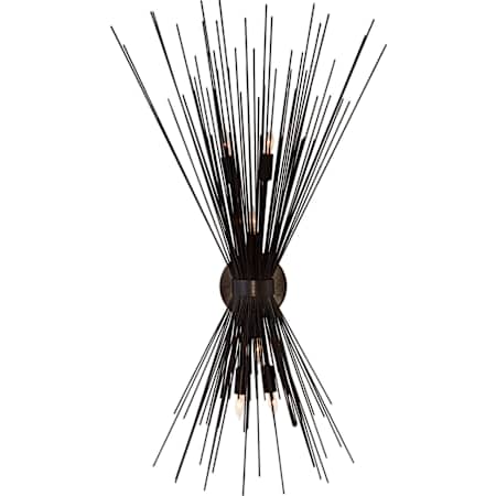Visual Comfort Strada 36" Tall Wall Sconce by Kelly Wearstler Aged Iron