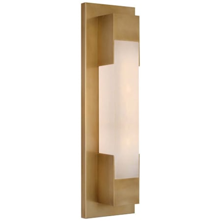 Visual Comfort Covet 5" Wide LED Bath Bar Antique Burnished Brass / Alabaster