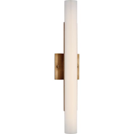 Visual Comfort Precision 4" Wide LED Bath Bar Antique Burnished Brass