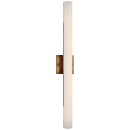 Visual Comfort Precision 4" Wide LED Bath Bar Antique-Burnished Brass