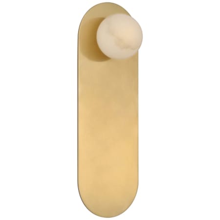 Visual Comfort Pertica 15" Tall LED Wall Sconce Mirrored Antique Brass