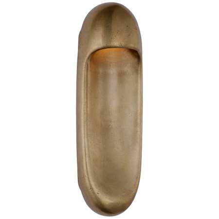 Visual Comfort Esculpa 18" Tall LED Wall Sconce Museum Brass