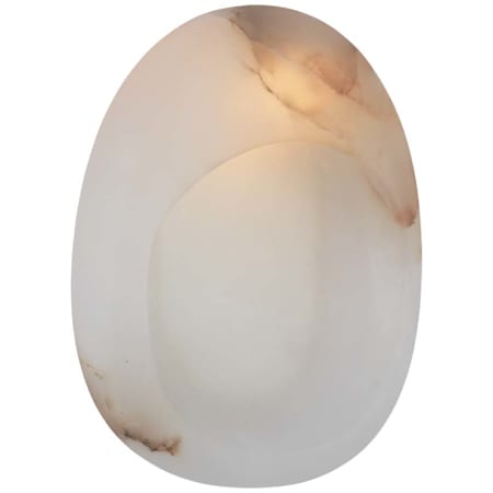 Visual Comfort Esculpa 14" Tall LED Wall Sconce Alabaster / Polished Nickel