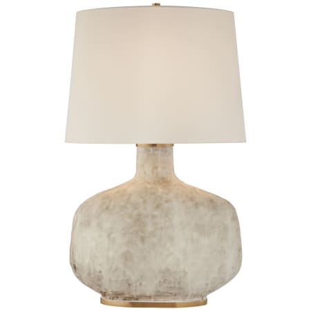 Visual Comfort Beton 35" Table Lamp by Kelly Wearstler Antiqued White Ceramic