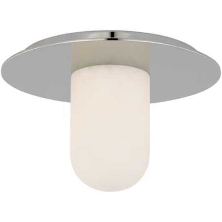 Visual Comfort Fosse 9" Wide LED Flush Mount Ceiling Fixture Polished Nickel