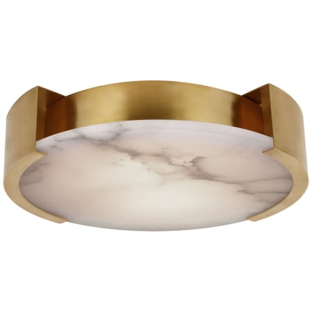 Visual Comfort Melange 5 Light 21" Wide Flush Mount Ceiling Fixture Antique-Burnished Brass