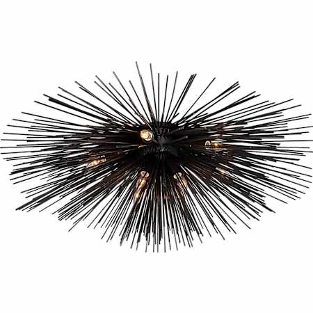 Visual Comfort Strada 28" Flush Mount by Kelly Wearstler Aged Iron