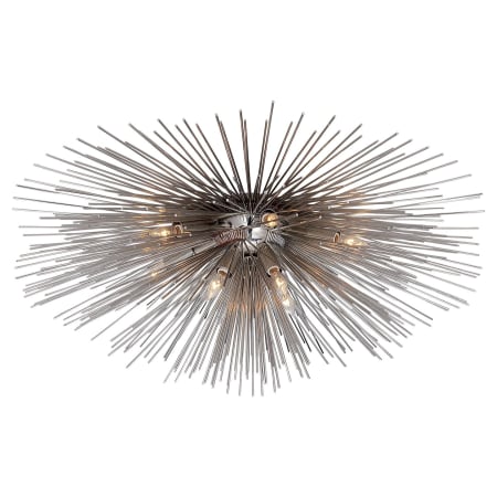 Visual Comfort Strada 40" Flush Mount by Kelly Wearstler Polished Nickel