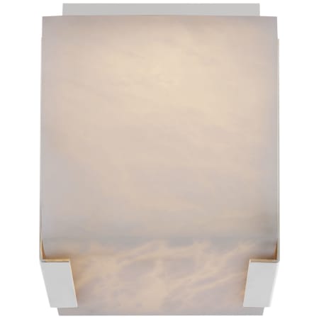 Visual Comfort Covet 5" Wide LED Flush Mount Square Ceiling Fixture Polished Nickel