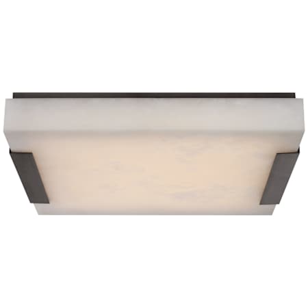 Visual Comfort Covet 18" Wide LED Flush Mount Square Ceiling Fixture Bronze