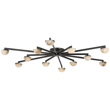 Visual Comfort Pedra 60" Wide LED Flush Mount Ceiling Fixture Bronze