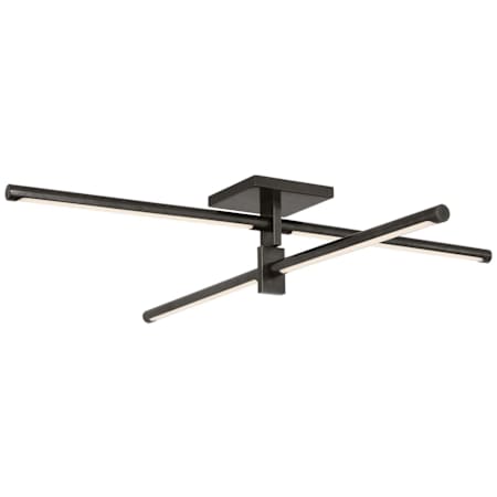 Visual Comfort Axis 36" Wide LED Flush Mount Ceiling Fixture Bronze