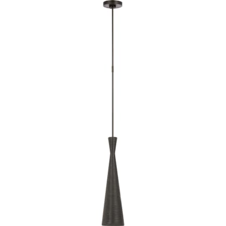 Visual Comfort Utopia 5" Wide LED Mini Pendant Aged Iron