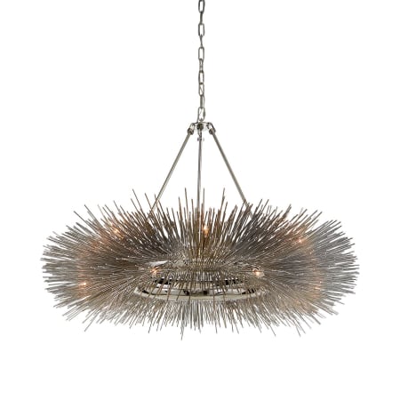 Visual Comfort Strada 16 Light 40" Wide Abstract Chandelier Polished Nickel