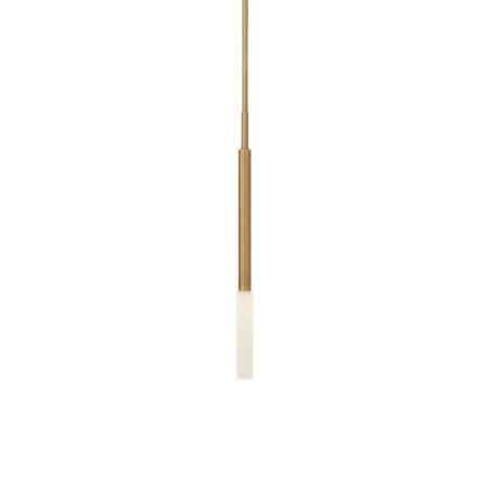 Visual Comfort Rousseau 5" Wide LED Mini Pendant Antique-Burnished Brass