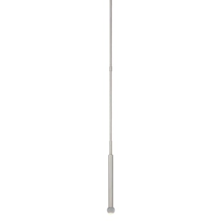 Visual Comfort Rousseau 2" Wide LED Mini Pendant Polished Nickel / Clear Glass