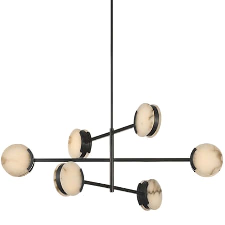 Visual Comfort Melange 48" Wide LED Chandelier Bronze