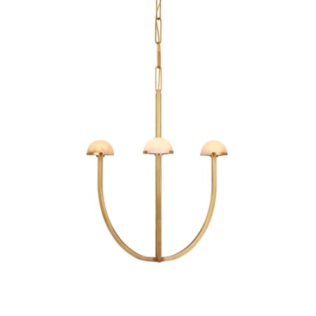 Visual Comfort Pedra 22" Wide LED Chandelier Antique-Burnished Brass