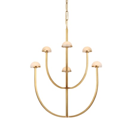 Visual Comfort Pedra 28" Wide LED Chandelier Antique-Burnished Brass