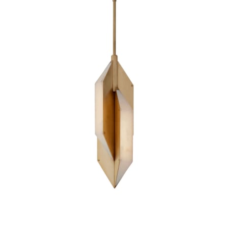 Visual Comfort Ophelion 6" Wide LED Mini Pendant Antique-Burnished Brass