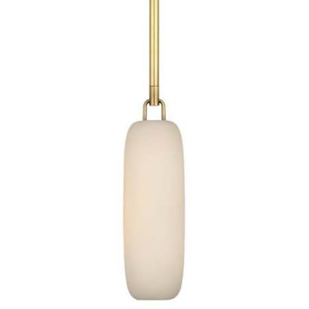 Visual Comfort Formosa 4" Wide LED Mini Pendant Antique-Burnished Brass