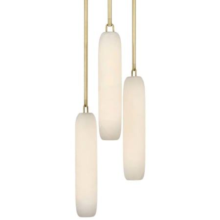 Visual Comfort Formosa 11" Wide LED Multi Light Pendant Antique-Burnished Brass