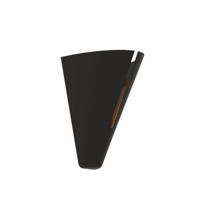Visual Comfort Cambre 10" Tall LED Bathroom Sconce Midnight Black / Burnished Brass